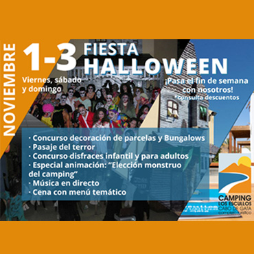 Vive las noches más terroríficas del año en Camping Los Escullos